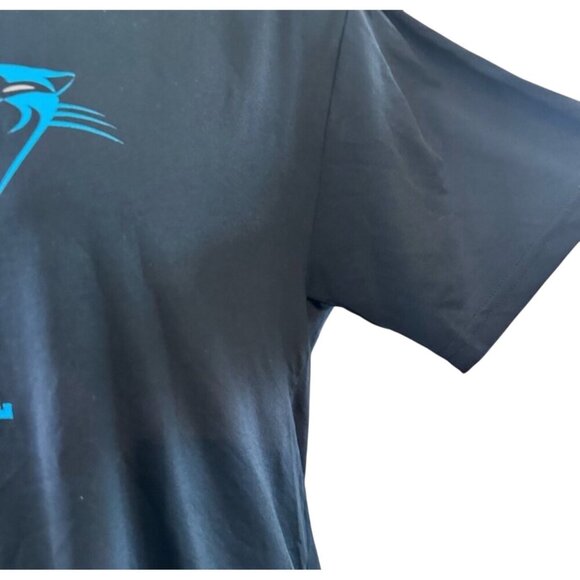 Carolina Panthers Football T-Shirt Mens Size L Black - Picture 5 of 5